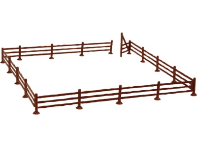 ATL777 Ho Rustic Fence and Gate 72