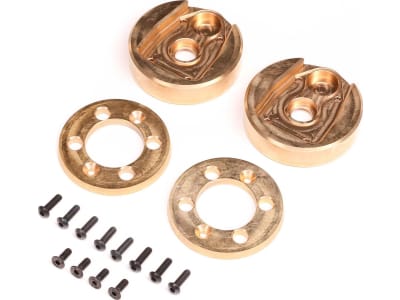 AXI-2201 Portal Cvr and Wghts Brass 122.4g 34.6g ea AF16P: AXP8