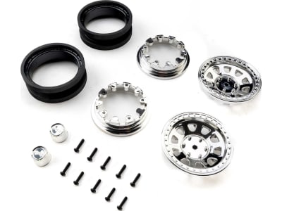 AXI-3878 1.9 Raceline Daytona Beadlock Wheels Chrome 2