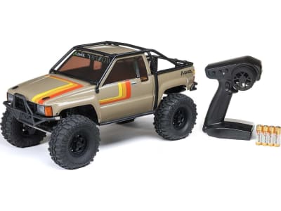 AXI-2062T1 1 / 10 SCX10 III 1987 Toyota SR5 4X4 RTR Brushed Rock Crawler Tan
