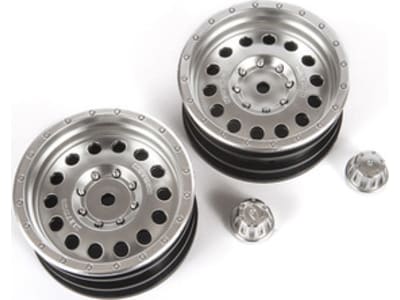 AXI43003 1.9 Method MR307 Hole Wheel Satin Silver 2pcs