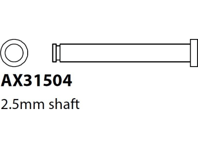 AXIC1504 AX31504 Hinge Pin 2.5x19mm