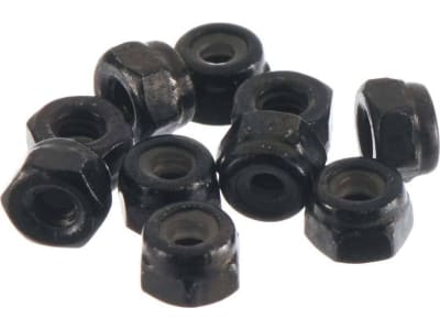AXIC1147 M2 Nylon Locking Hex Nut  Black   10pcs 