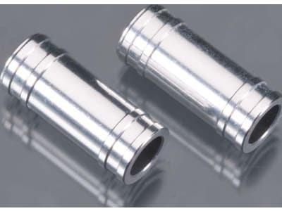 AXIC3131 Icon Clear Anodized Aluminum Shock Reservoir  2 Pieces 