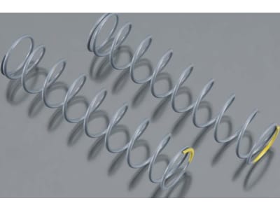 AXIC3221 Spring 14x70mm 3.27 lbs / in - Firm  Yellow   2pcs 