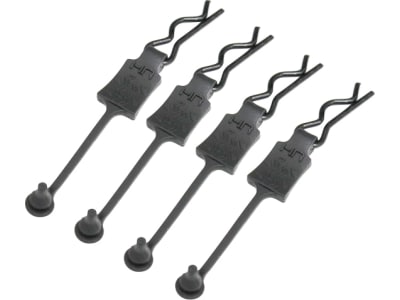 BWP39E01 Black Body Clips 26mm long 1.5mm wire  4 