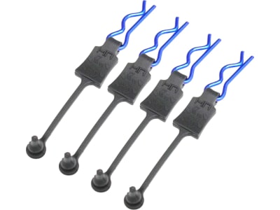 BWP39E06 Blue Body Clips 26mm long 1.5mm wire  4 