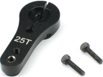 CIS15992 Aluminum Clamping Servo Arm 25 Tooth Black: Sca-1e Series