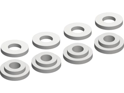 COR00180-078 Shock Body Insert - Washer - Composite - 1 Set 4+4pcs : Dementor