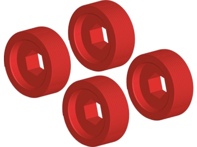 COR00180-117 Pivot Ball Adjusting Nut - Aluminum - 4 Pcs: Dementor,  Kronos,  P