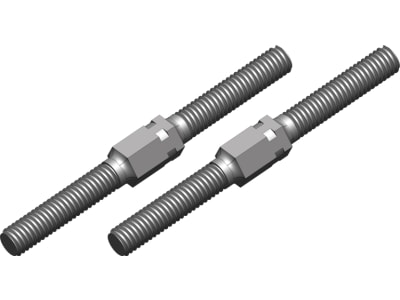 COR00180-129 Turnbuckle - M3 - 35mm - Steel - 2 pieces: Dementor Kronos Pytho