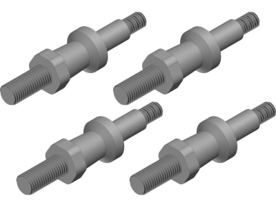 COR00180-148 Shock Screw - Steel - 4 Pcs: Dementor,  Kronos,  Python,  Shogun