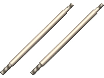COR00180-166 Shock Shaft - 61mm - Front - Steel - 2 Pcs: Dementor,  Kronos,  Sh