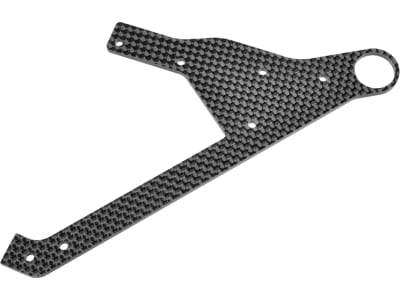 COR00180-308 Wheelie Bar Plate - Graphite - 1 Pc