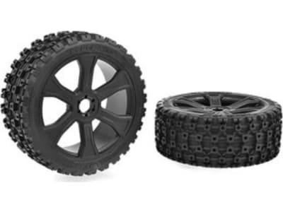 COR00180-856 Asuga XLr Off-Road Low Profile Tires Glued On Black 1 Pair