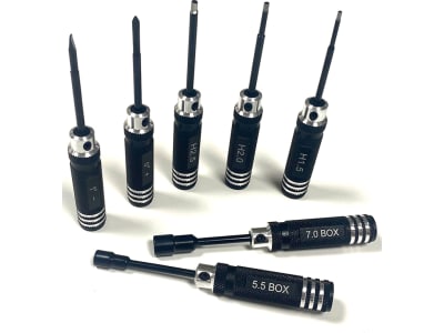CR875 Aluminum Mini-Tool Set 7 Pieces Metric