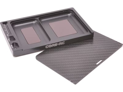 CR877 CORE RC alum and Carbon Screw Tray 160 x 85mm 