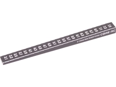 CR881 Core RC Ride Height Gauge 3-7.5mm in 0.1mm Steps