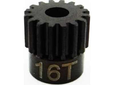 CSG16M05 16t 0.5 Mod Hardened Steel Pinion Gear 1 / 8 Bore