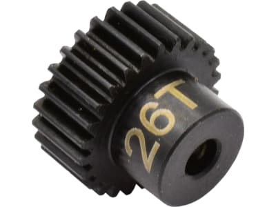 CSG1826 26t 48p Hardened Steel Pinion Gear 1 / 8 Bore