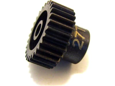 CSG1827 27t 48p Hardened Steel Pinion Gear 1 / 8 Bore