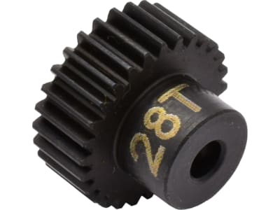 CSG1828 28t 48p Hardened Steel Pinion Gear 1 / 8 Bore