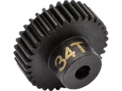 CSG1834 34t 48p Hardened Steel Pinion Gear 1 / 8 Bore