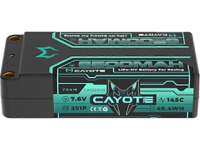 CYE652S145 2s 145c Lcg Shorty Lihv Battery  7.6v / 6500mah 
