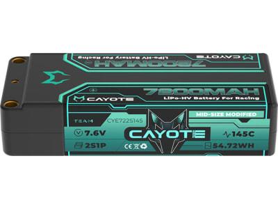CYE722S145 2s 145c Mid-Size Lihv Battery  7.6v / 7200mah 