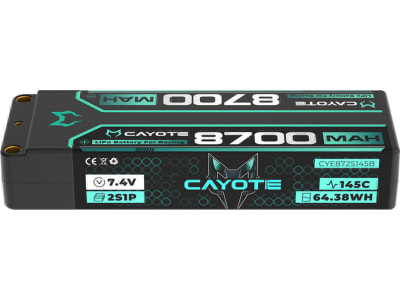 CYE872S145B 2s 145c Stick LiPo Battery  7.4v / 8700mah 
