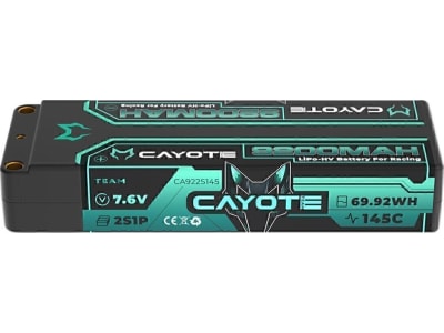 CYE922S145 2s 145c Lcg Stick Lihv Battery  7.6v / 9200mah 