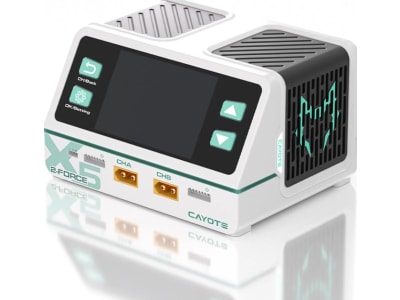 CYEG1022 2-Force X5 Racing Dual Battery Charger W / Xt90 Charge Lead