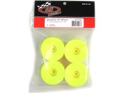 DER-SS4-AY Speedline ST Wheels for ASC T5M-T6.1  /  Tekno ET410  /  Yellow  /  4p