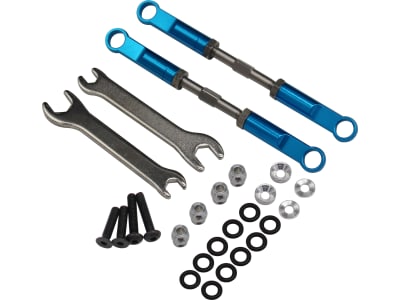 ECT5706 Aluminum 89mm Rear Turnbuckles  Blue  - ECX 2wd