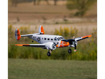 EFL-3726 Beechcraft D18 / RC-45J 1.5m BNF Basic with AS3X+ and SAFE