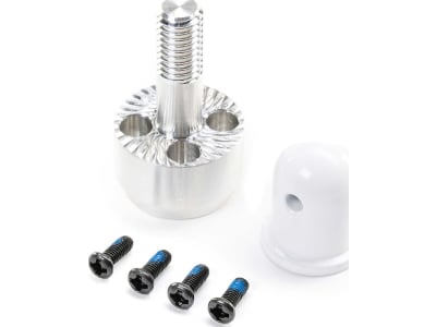 EFL107271 Prop Adapter And Spinner Nut White : RC-45J 1.5m