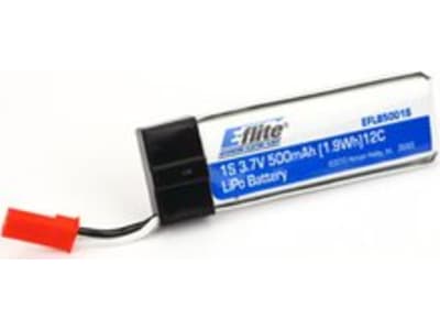 EFLB5001S25 500mAh 1S 3.7V 25C LiPo Battery