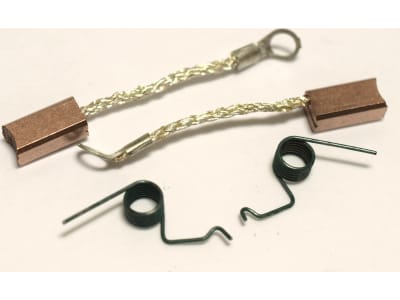 ETC94189 laydown serrated brush w / eyelet and green springs