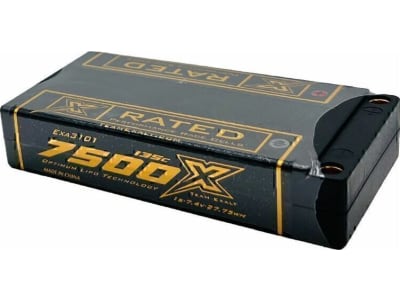 EXA3101 1s 3.7v 7500mah 135c X-Rated LiPo Battery Series