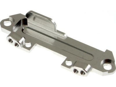 EXM2808 Silver Aluminum Front Shock Mount Evo