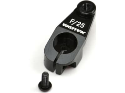 EXO1547BLK Ae Heavy Duty Servo Horn 7075 Black Futaba / Savox / 25 Spline