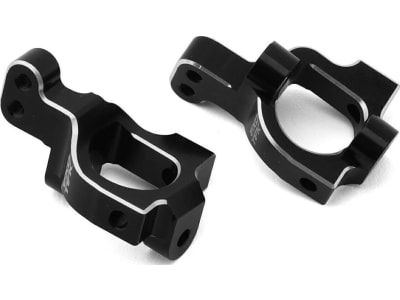 EXO2327 Losi 22s Sprint Aluminum Hd Caster Block Set  Black   2 