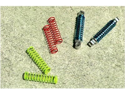 EXT32208 Silver Aluminum Friction Shock Set 30mm Assembled