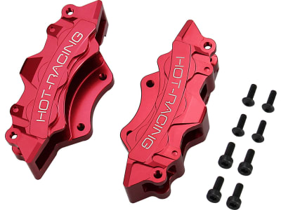 FSC39CF02 Red Aluminum Front Brake Calipers TRA FSC