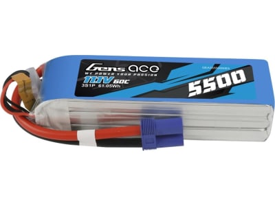 GEA3S550060E5 11.1V 5500mAh 3S 60C LiPo: EC5
