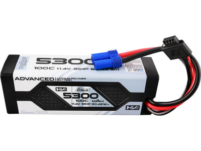 GEA533S10E5GT 11.4V 5300mAh 3S 100C LiHV battery EC5