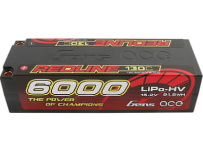 GEA60004S13D5 15.2v 6000mah 4s 130c Hv LiPo: 5.0mm Bullet