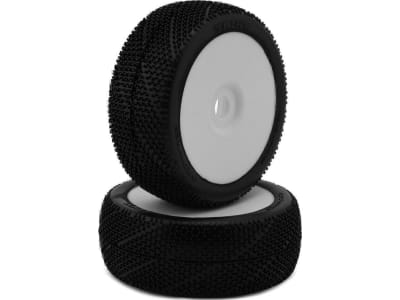 GRPGMX30-S35 Triky Pre-Mounted 1 / 8 Buggy Tires  White   2   S35 - Soft 