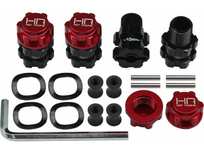 GRR117XT02 Aluminum Heavy Duty 17mm Hex Hubs 10mm Offset Arrma GORGON