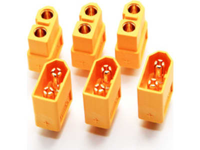 HADMCL4045 Maclan Xt60 Connectors 3 Female + 3 Male